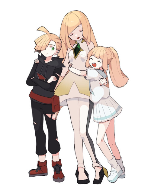  lillie lusamine and gladion pokemon and 1 more drawn by donguri big sample bf8cf0ecdd80b02a7bd989ca