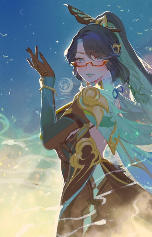  cloud retainer and xianyun genshin impact drawn by tran traannahh sample fea383360b7078077bd262355f