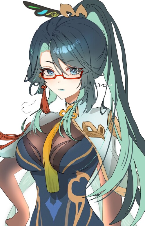  cloud retainer and xianyun genshin impact drawn by yaduki100 sample 2cfb02c5ba5f85af31814852c4de84c