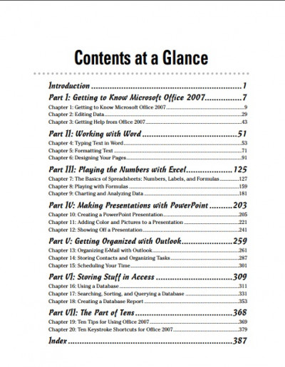 Office 2007 For Dummies (2)