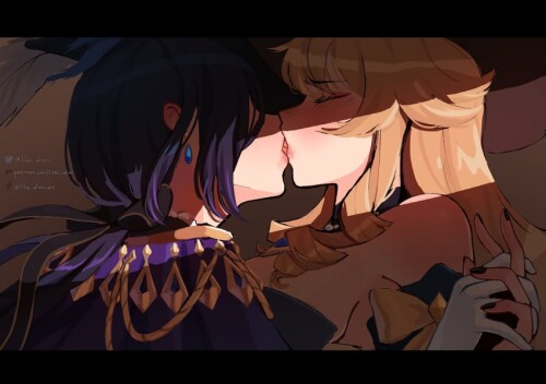  clorinde and navia genshin impact drawn by lilac alien sample c5fed0af17d5cf341301119d2a941020
