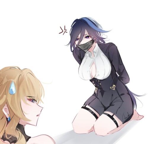  clorinde and navia genshin impact drawn by glaciel sample 2f321922c48aed888a0310ee0d36d729