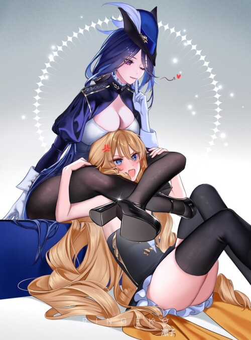  clorinde and navia genshin impact drawn by ringeko chan sample ee57af83dae46d77626890e2eeac12ba