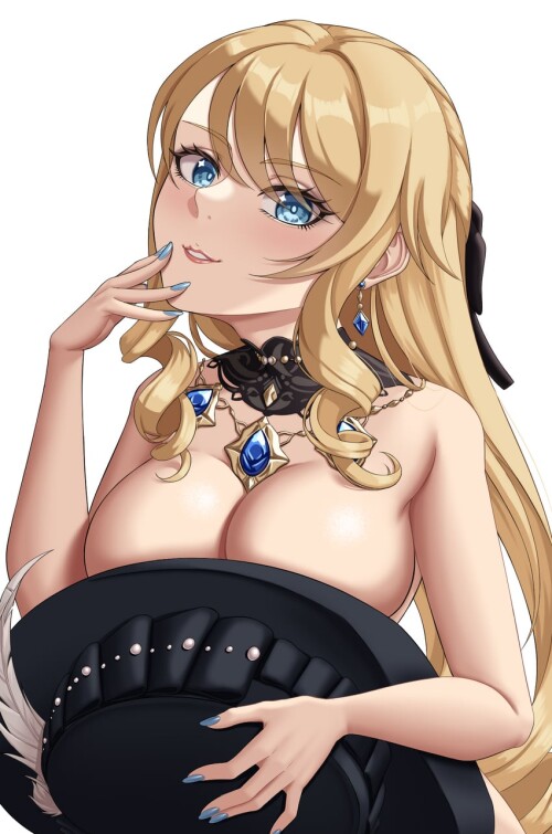  navia genshin impact drawn by oeffe oeffe blank sample d8c3fbaaaa1325e3a6805dc5c54c0150