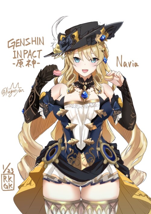  navia genshin impact drawn by kuga zankurou sample 1bf605908b955202276449278c974544