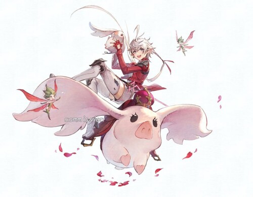  alisaie leveilleur and porxie final fantasy and 1 more drawn by crow0cc sample 8efdc6f8ed93f791238c