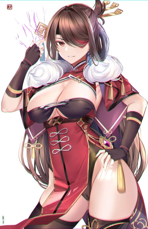  beidou genshin impact drawn by muka tsuku sample 14164ef79f7e77688e1ed4dd31bdbd7b