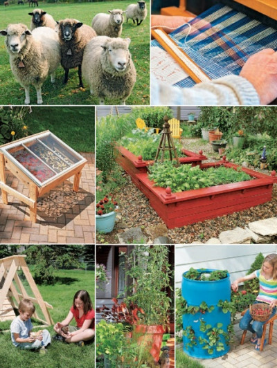 Step by Step Projects for Self Sufficiency Grow Edibles Raise Animals Live Off the Grid DIY 6248 [EC