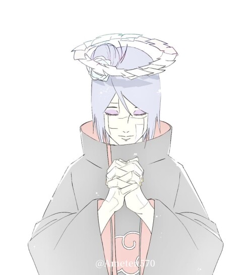  konan naruto and 1 more drawn by koten ameten570 sample b445d3df93923da57988bb2d20fe76fd