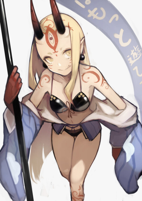 ibaraki douji ibaraki douji and ibaraki douji fate and 1 more drawn by yoshio 55level sample 238c2f