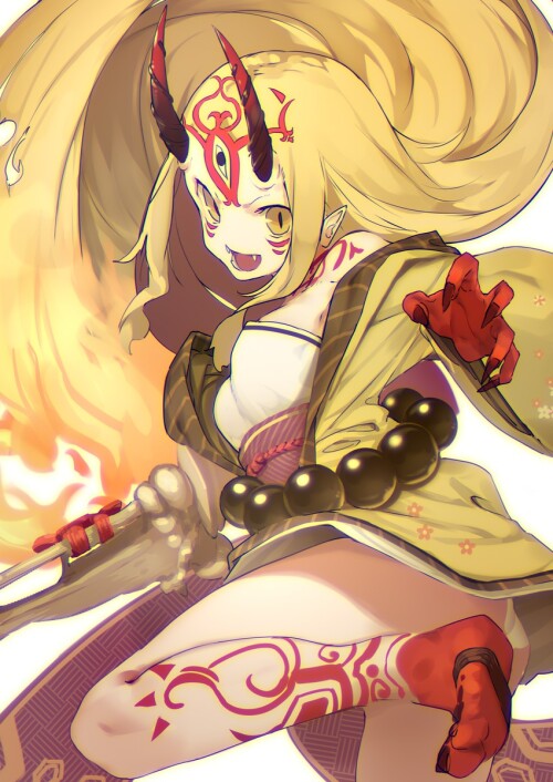  ibaraki douji fate and 1 more drawn by nanao aoyamahikari sample dea004e217d2964061d52e3e9c454792