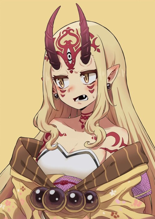  ibaraki douji fate and 1 more drawn by oogushi aritomo sample 5930b7ea35032f4686f52061cff71763
