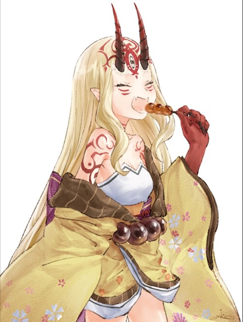  ibaraki douji fate and 1 more drawn by io io oekaki sample aec38b358dc68af90db9d0cebf21dba7