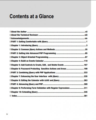 Pro PHP and jQuery (2)