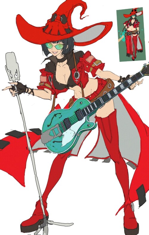  i no guilty gear and 1 more drawn by purple z sample 60df97f1098386094d8011731a4e3da3
