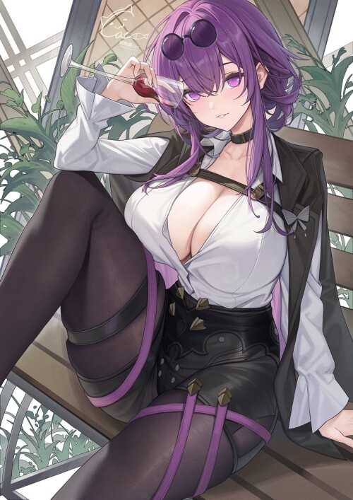  kafka honkai and 1 more drawn by catsmoon sample 34f5cb6fddd11e478f81dfcd40f6328e