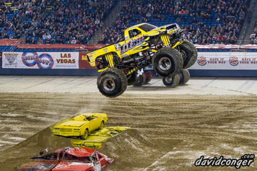 Monster Trucks take to the Tacoma Dome for Monster Jam to race in the hopes of making the World Championships in Las Vegas.