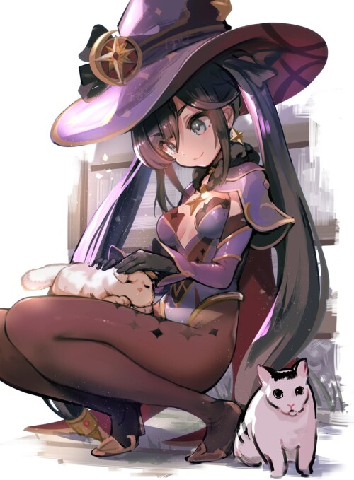  mona genshin impact drawn by starry babe sample 9235b83f43d9726c1770bac2ffca2e97