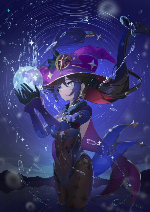  mona genshin impact drawn by 38 sanjuuhachi 8de036576205fd0c2bdfd8c0eccfdbff