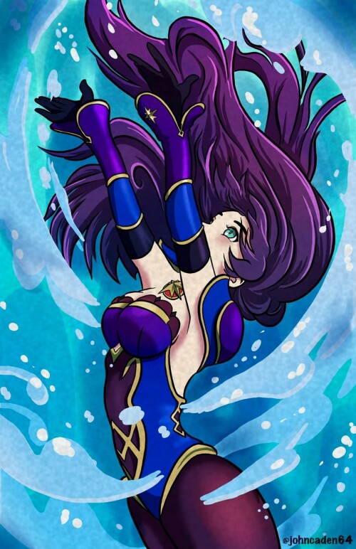  mona genshin impact drawn by johncaden sample 06c906f9ea8a47465cf6a8f70e7b2c22