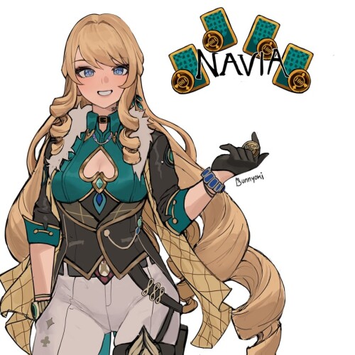  navia and aventurine genshin impact and 3 more drawn by bunnyoki sample 42ae207d3826a779baff95c0ffb