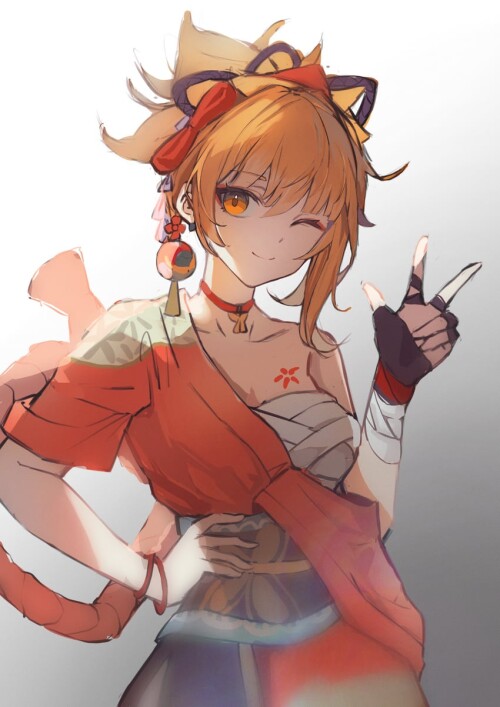  yoimiya genshin impact drawn by shijiubashuazi sample 141a1772b3ee1ef3ce4358aa2ce90844