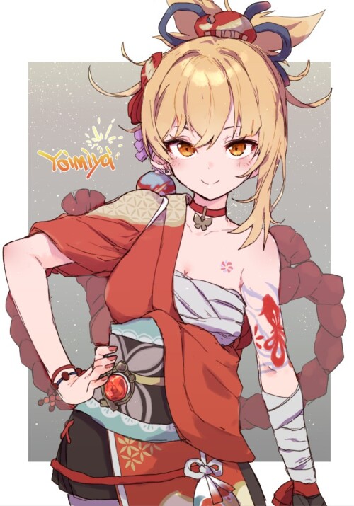  yoimiya genshin impact drawn by jamir c962efc13012da5a0a00825cdce3b123