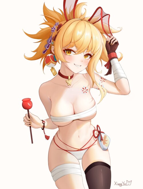  yoimiya genshin impact drawn by xiangyu xiangyu sample c0ed2b10bb29309c8a4491cb372912e0