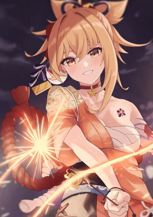  yoimiya genshin impact drawn by hal aluha sample 4f5355f4ce9bac7ecf1ee9a5c5ccf894