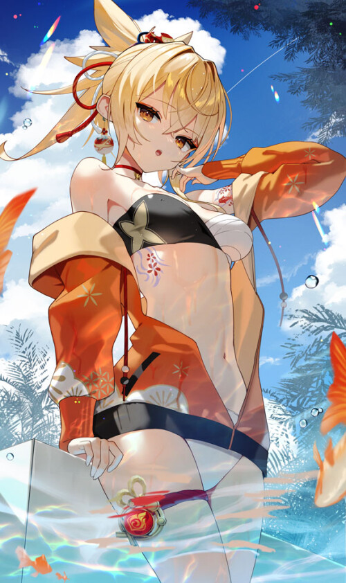  yoimiya genshin impact drawn by scottie phantom2 ef84f2f93cae789778d1627efcc82188