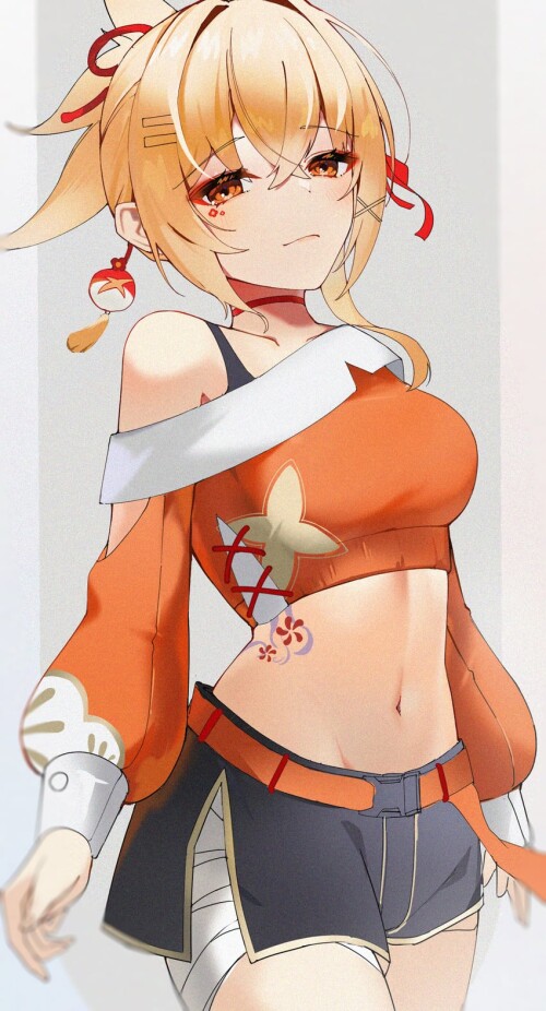  yoimiya genshin impact drawn by hiciki sample e5913b89e778f9798ae8d09bc8e921c8