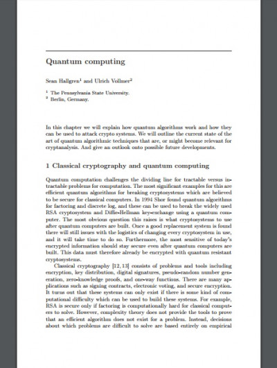 Post Quantum Cryptography (4)