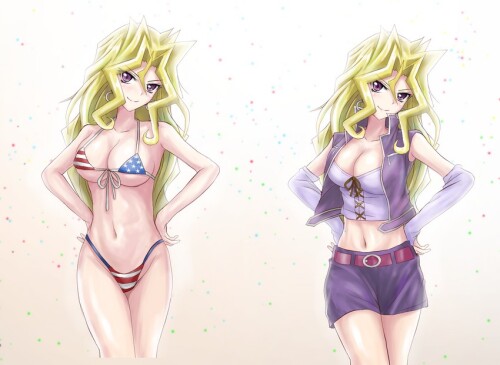  kujaku mai yu gi oh and 1 more drawn by r binon sample 15d68afdcaba687c8c158f8cb0af8b8c