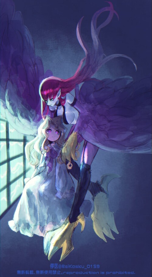  kujaku mai harpie lady and harpie lady yu gi oh and 1 more drawn by sugomori tsuru artist sample 15