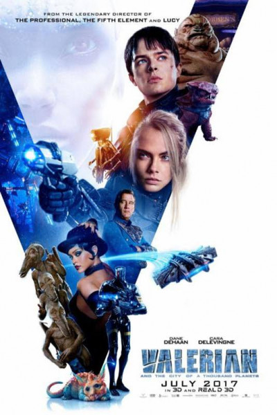 Valerian and the City of a Thousand Planets 2017 Movie Poster