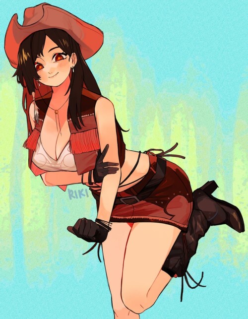 tifa lockhart final fantasy and 3 more drawn by rikikitty sample 90d8f1f41ca07e48e6a80dd980b24d71