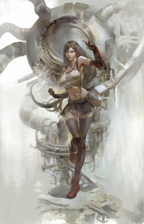  tifa lockhart final fantasy and 2 more drawn by christian angel sample 497b66c1b390384691834c92bfda