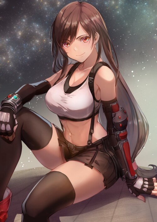  tifa lockhart final fantasy and 2 more drawn by omoti 1201208 sample 54565115adbae7539e07a8ca58e5af