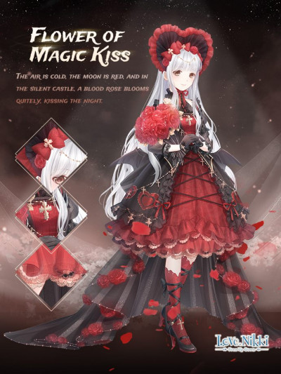Flower of magic kiss