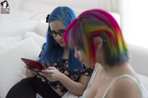 Download Beautiful Suicide Girl Saria + Lua Minuet of Forest (1) High resolution lossless image