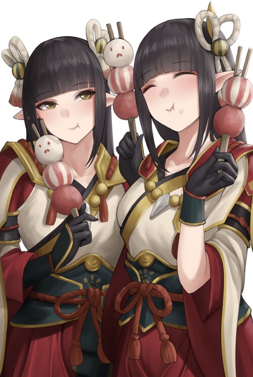  hinoa and minoto monster hunter and 1 more drawn by kurone rinka sample 3e5bd8ee0d78a70c4255cc3fa08
