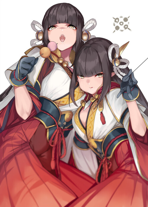  hinoa and minoto monster hunter and 1 more drawn by ohland b2a6ee8bdcc92ccfa264a059e7b5830f
