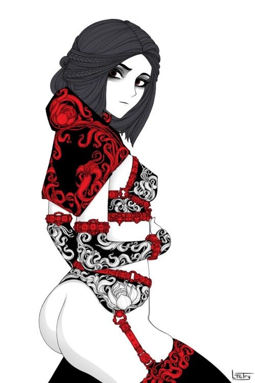  serana the elder scrolls and 1 more drawn by ltstry sample bf1b3dafa522cf73833ec1aa4c1b1da8