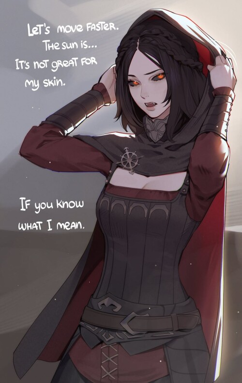  serana the elder scrolls and 1 more drawn by lavelis sample 224d63b6932490c4650e04022d214edd