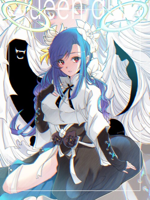  dizzy necro undine and queen dizzy guilty gear and 1 more drawn by petitxlabo sample e6eab39bac3341