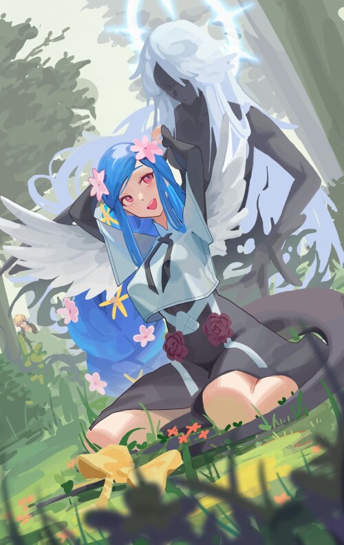  dizzy ky kiske undine and queen dizzy guilty gear and 1 more drawn by ddul hauluimubingoj1 sample 6