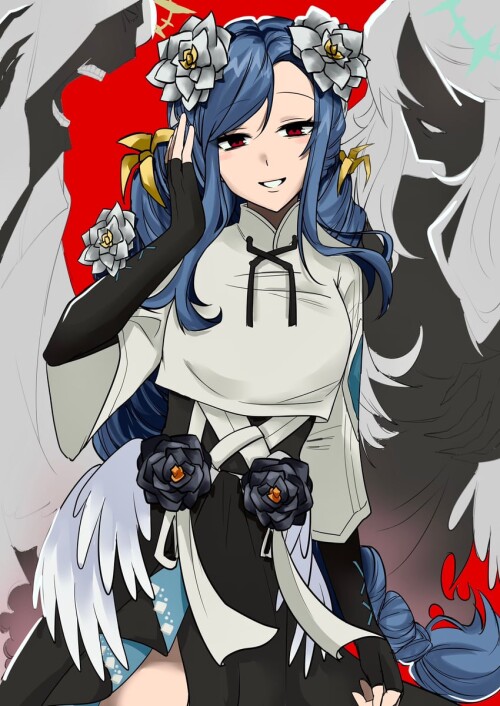  dizzy necro undine and queen dizzy guilty gear and 1 more drawn by youuu20 sample ba084e3b260039376