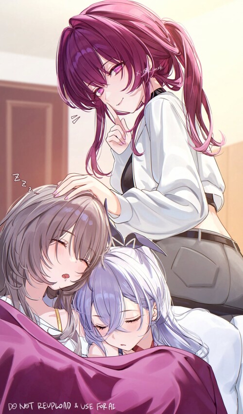  trailblazer stelle kafka and silver wolf honkai and 1 more drawn by imasaki kei sample baab7ac24025