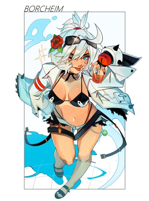  elphelt valentine guilty gear and 1 more drawn by borcheim sample b1a2c64503ccc82bfd2bfc18bae77eec