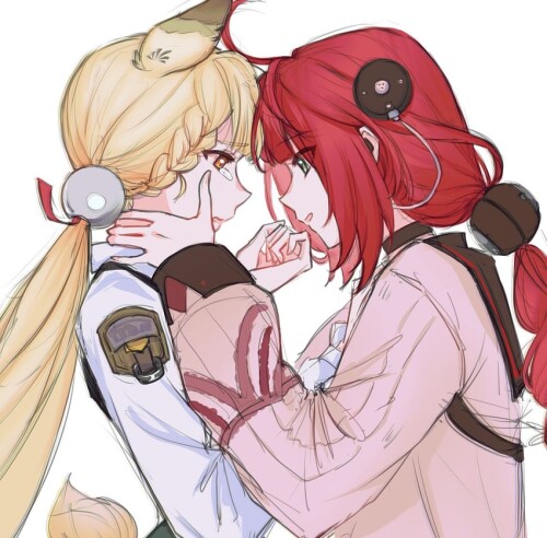  ukinami yuzuha and alice thymefield zenless zone zero drawn by zhuyuan mom sample fa1de3909c077f50a